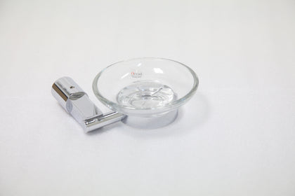 Soap Holder With Glass Tray