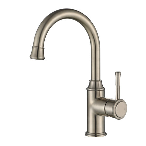 Montpellier High Rise Basin Mixer Brushed Nickel