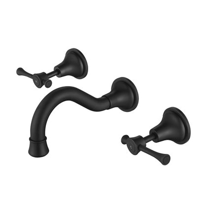 Montpellier Wall Spa & Sink Set Matte Black