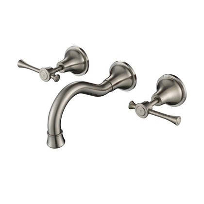 Montpellier Wall Spa & Sink Set Brushed Nickel