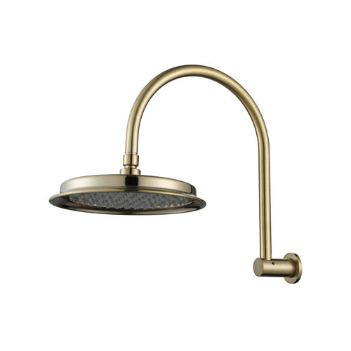 Montpellier Shower Arm with Shower Head Brushed Bronze