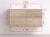 MIA WALL HUNG 1200 Vanity