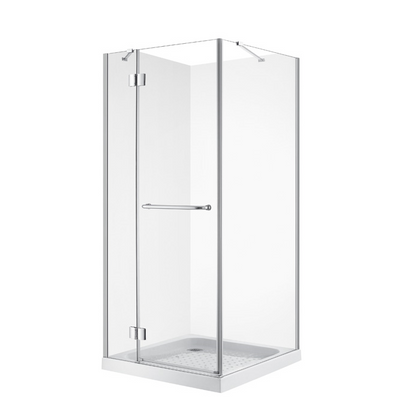 FRAMELESS SHOWER ENCLOSURE 90