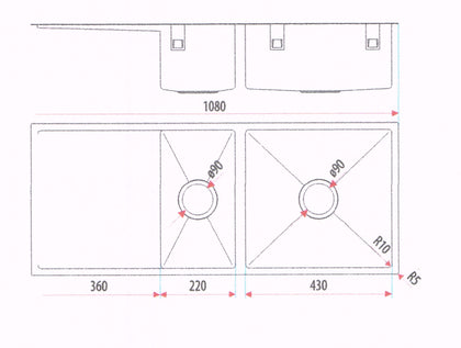 Square line Plus 1080