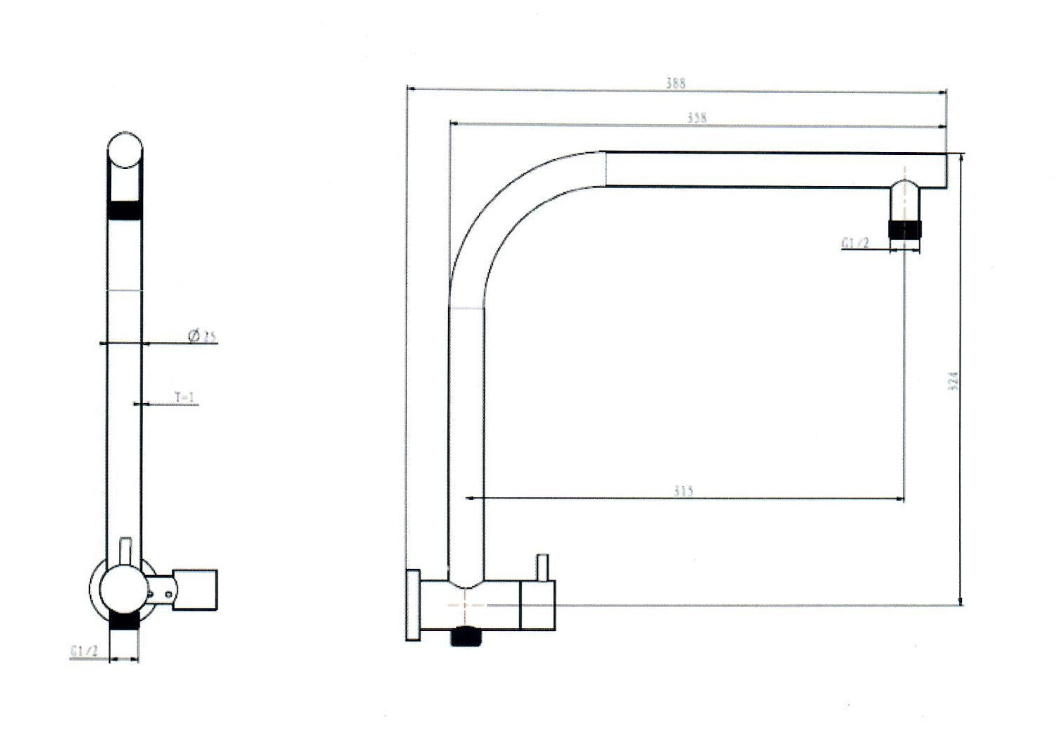 2 IN 1 SHOWER COLUMN