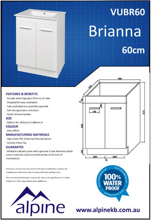 Brianna PVC Vanity