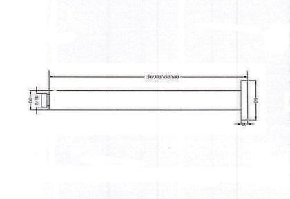 CEILING DROPPER SHOWER ARM