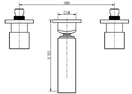 CUBUS SHOWER SET