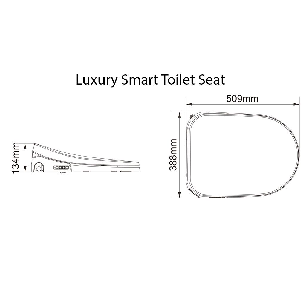 Luxury Smart Toilet Seat (Bidet)