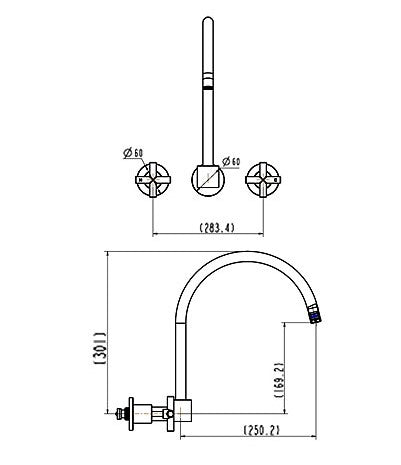 Santa Fe Wall Spa/sink Set